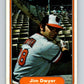 1982 Fleer #164 Jim Dwyer Orioles Image 1