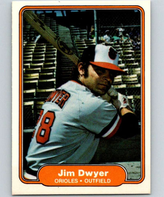 1982 Fleer #164 Jim Dwyer Orioles Image 1