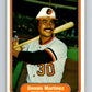 1982 Fleer #170 Dennis Martinez Orioles Image 1