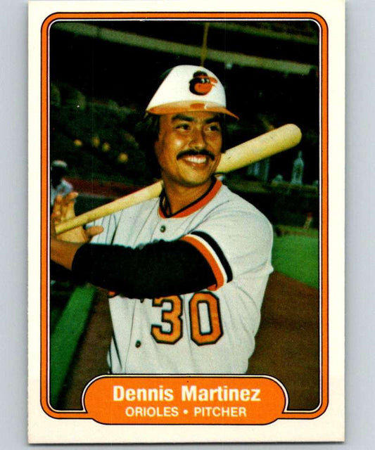 1982 Fleer #170 Dennis Martinez Orioles Image 1