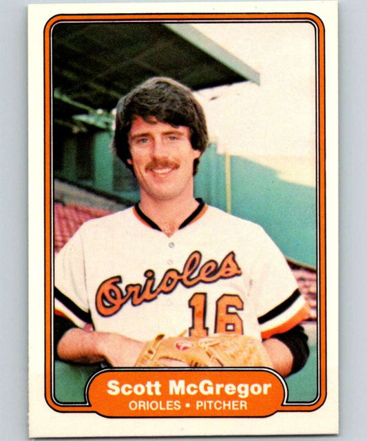 1982 Fleer #172 Scott McGregor Orioles Image 1
