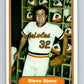 1982 Fleer #182 Steve Stone Orioles Image 1