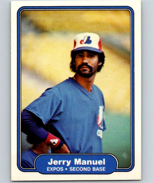 1982 Fleer #195 Jerry Manuel Expos