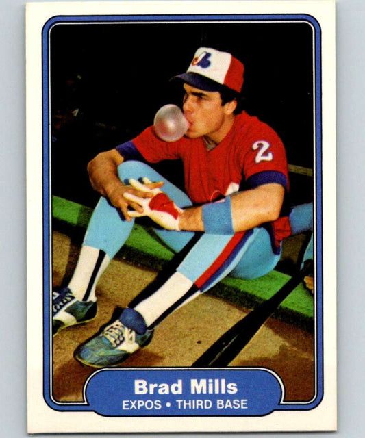 1982 Fleer #196 Brad Mills Expos Image 1