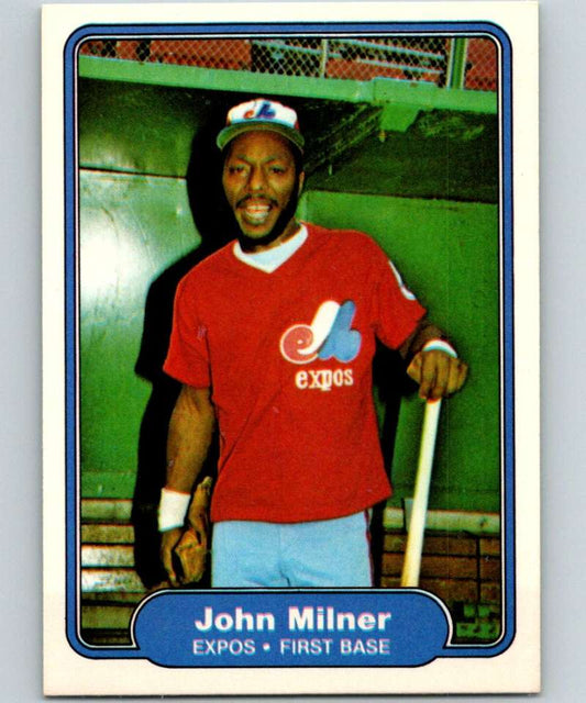 1982 Fleer #197 John Milner Expos Image 1