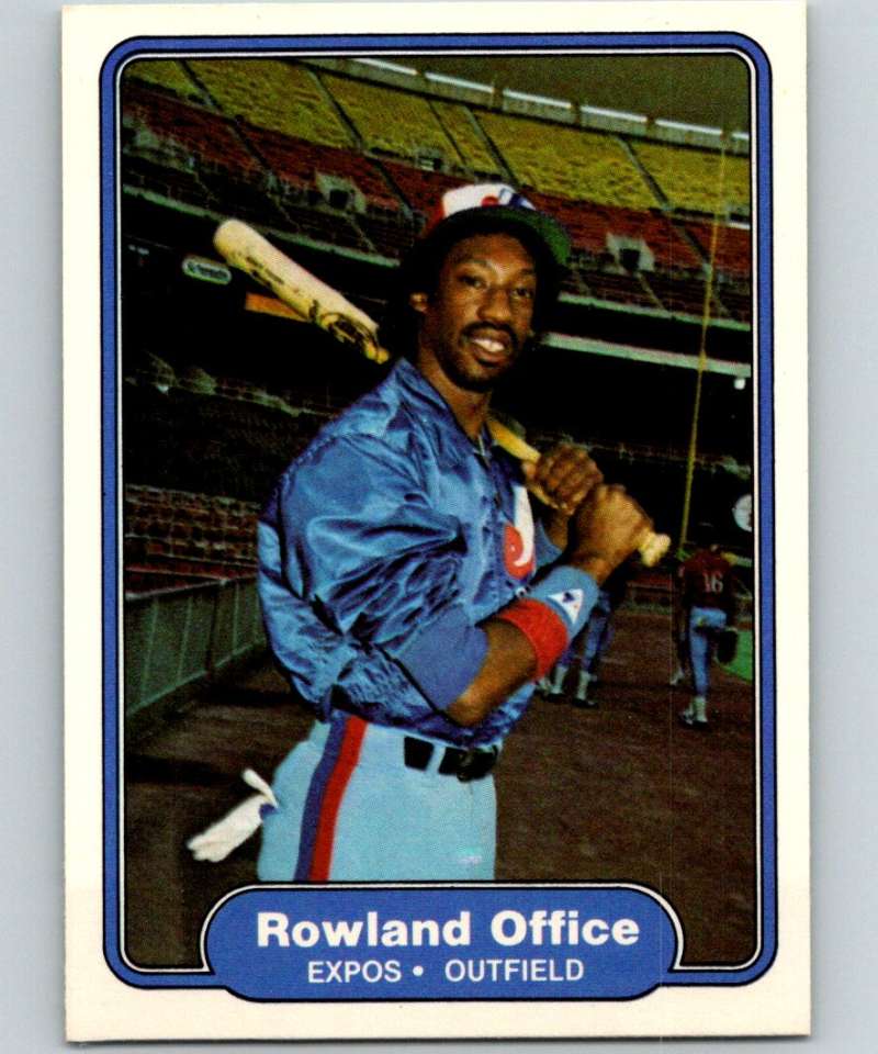 1982 Fleer #198 Rowland Office Expos Image 1