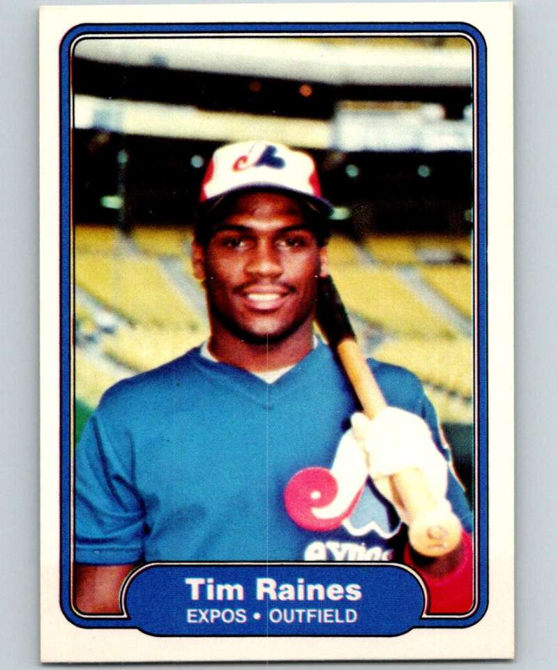 1982 Fleer #202 Tim Raines Expos