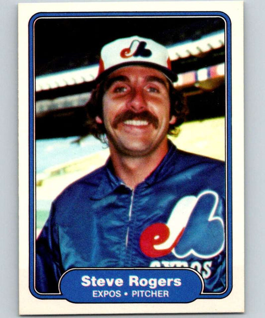 1982 Fleer #205 Steve Rogers Expos Image 1