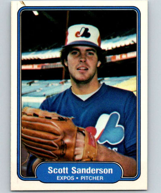1982 Fleer #206 Scott Sanderson Expos Image 1