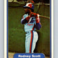 1982 Fleer #207 Rodney Scott Expos UER Image 1