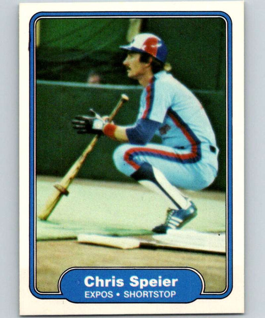 1982 Fleer #209 Chris Speier Expos Image 1