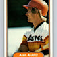 1982 Fleer #212 Alan Ashby Astros Image 1