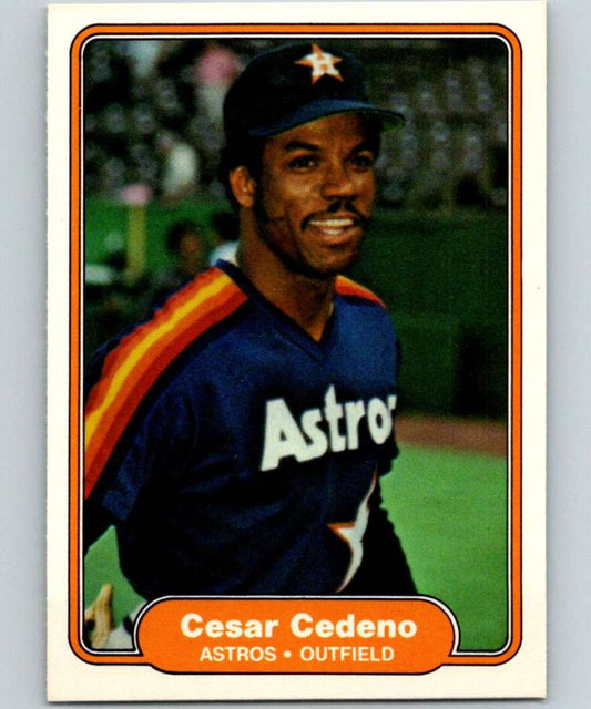 1982 Fleer #213 Cesar Cedeno Astros Image 1