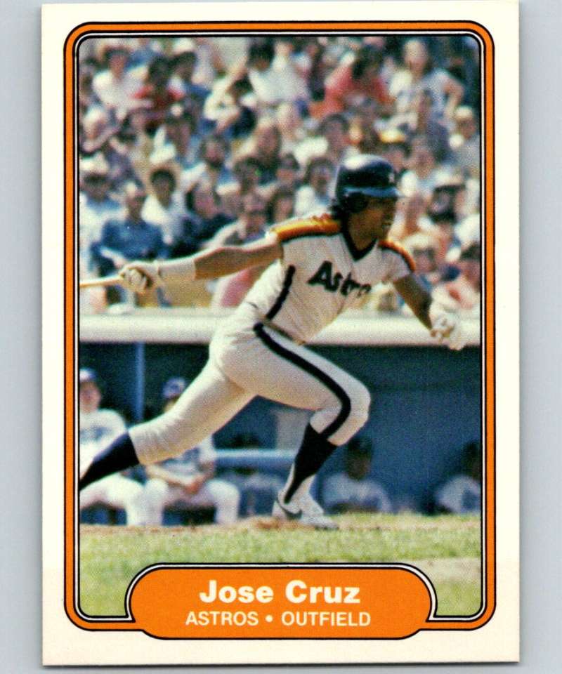 1982 Fleer #214 Jose Cruz Astros Image 1