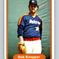 1982 Fleer #219 Bob Knepper Astros Image 1