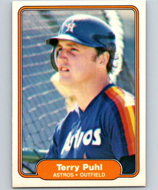 1982 Fleer #223 Terry Puhl Astros Image 1