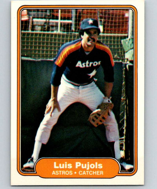 1982 Fleer #224 Luis Pujols Astros Image 1
