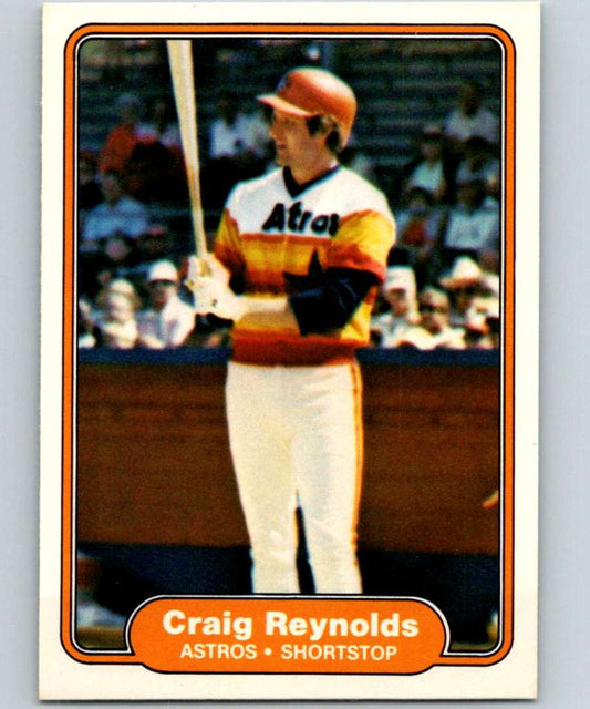 1982 Fleer #225 Craig Reynolds Astros Image 1