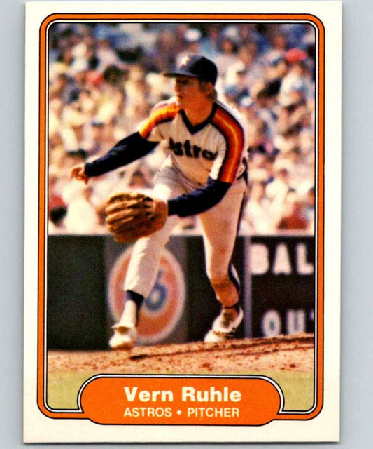 1982 Fleer #228 Vern Ruhle Astros Image 1