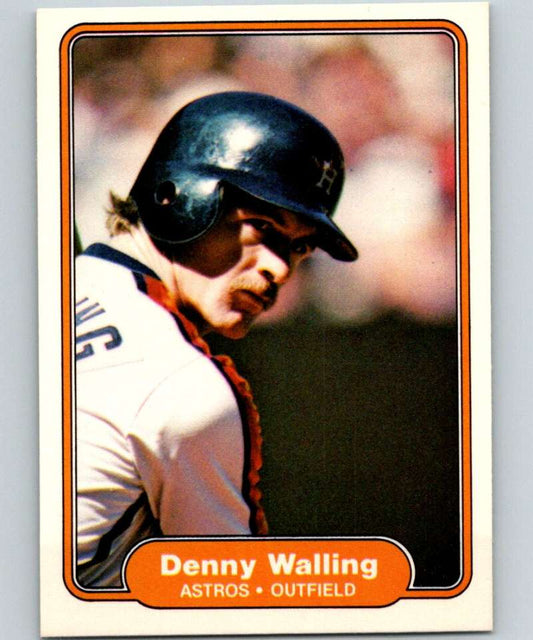 1982 Fleer #236 Denny Walling Astros Image 1