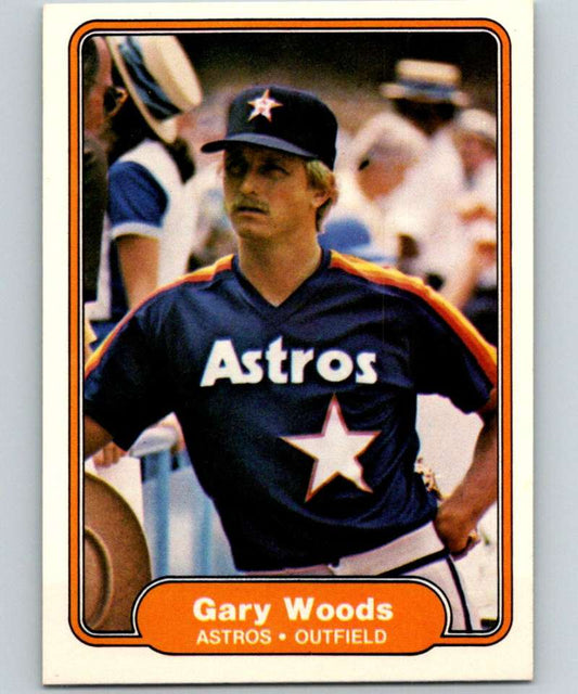 1982 Fleer #237 Gary Woods Astros Image 1