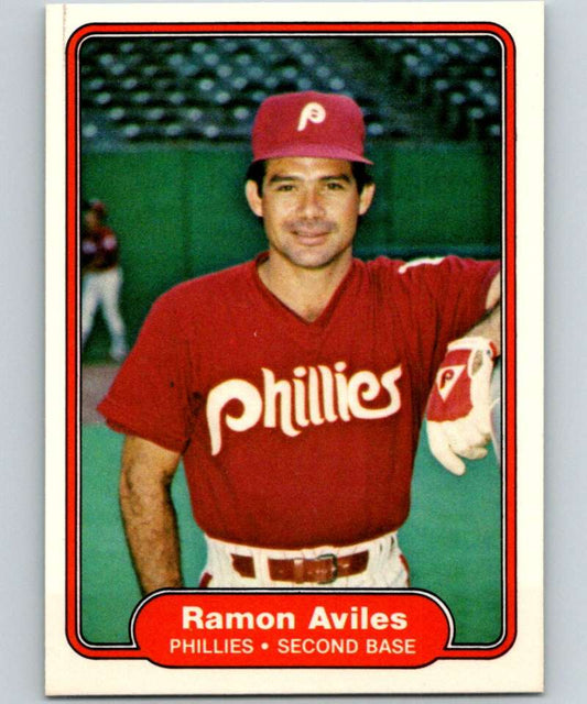 1982 Fleer #239 Ramon Aviles Phillies Image 1
