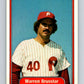 1982 Fleer #242 Warren Brusstar Phillies Image 1