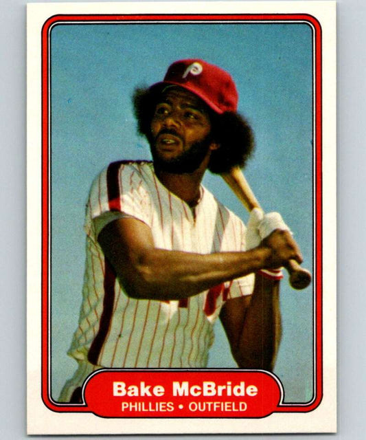 1982 Fleer #250 Bake McBride Phillies Image 1