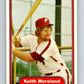 1982 Fleer #252 Keith Moreland Phillies Image 1