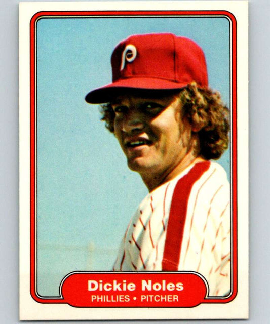 1982 Fleer #253 Dickie Noles Phillies Image 1