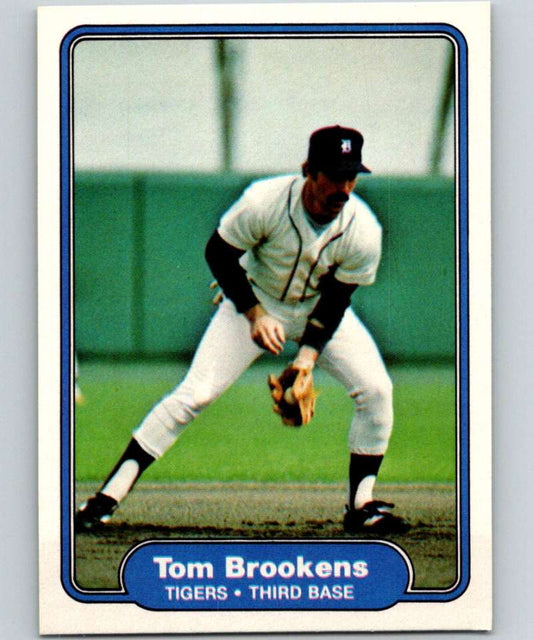 1982 Fleer #263 Tom Brookens Tigers Image 1
