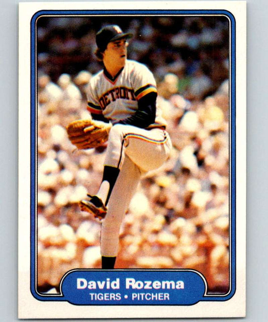 1982 Fleer #279 Dave Rozema Tigers Image 1