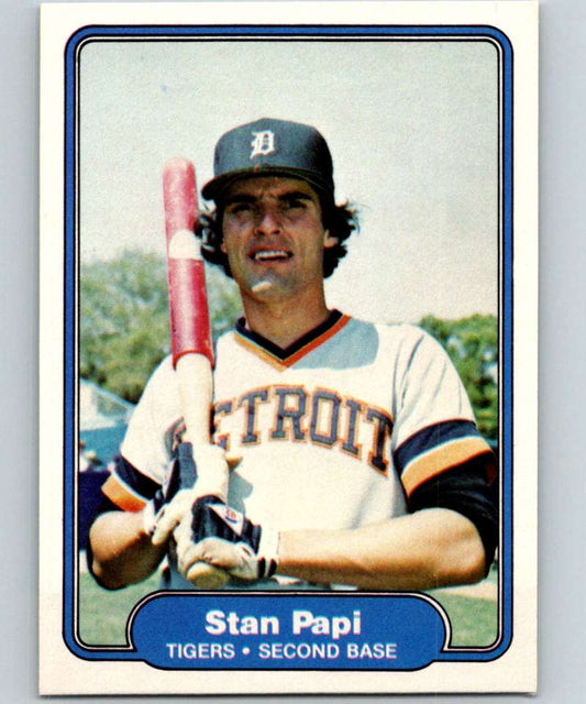 1982 Fleer #280 Stan Papi Tigers Image 1