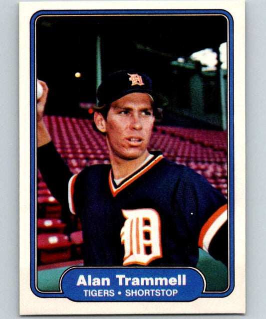 1982 Fleer #283 Alan Trammell Tigers Image 1