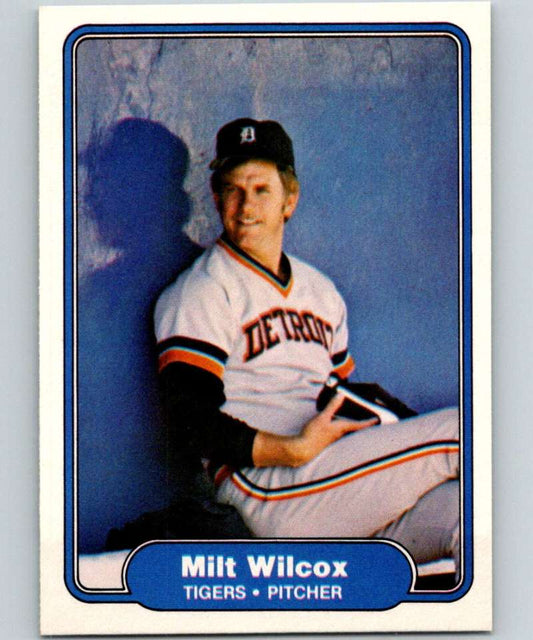 1982 Fleer #285 Milt Wilcox Tigers Image 1