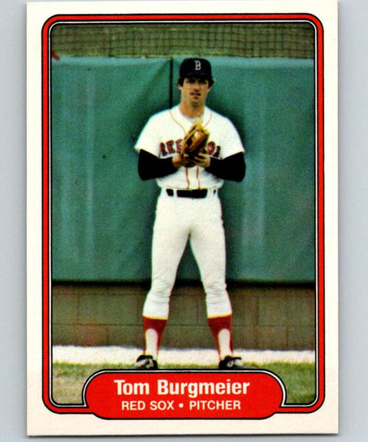 1982 Fleer #288 Tom Burgmeier Red Sox Image 1