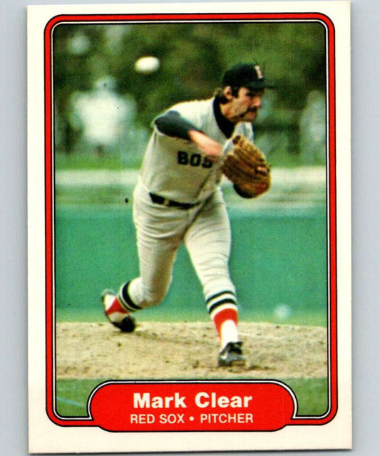 1982 Fleer #290 Mark Clear Red Sox Image 1