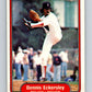 1982 Fleer #292 Dennis Eckersley Red Sox Image 1