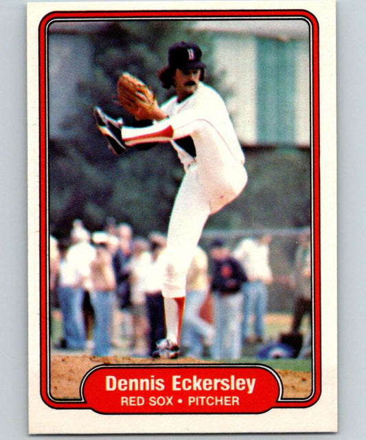 1982 Fleer #292 Dennis Eckersley Red Sox Image 1