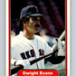 1982 Fleer #293 Dwight Evans Red Sox Image 1