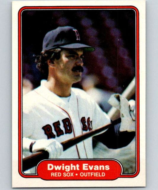 1982 Fleer #293 Dwight Evans Red Sox Image 1