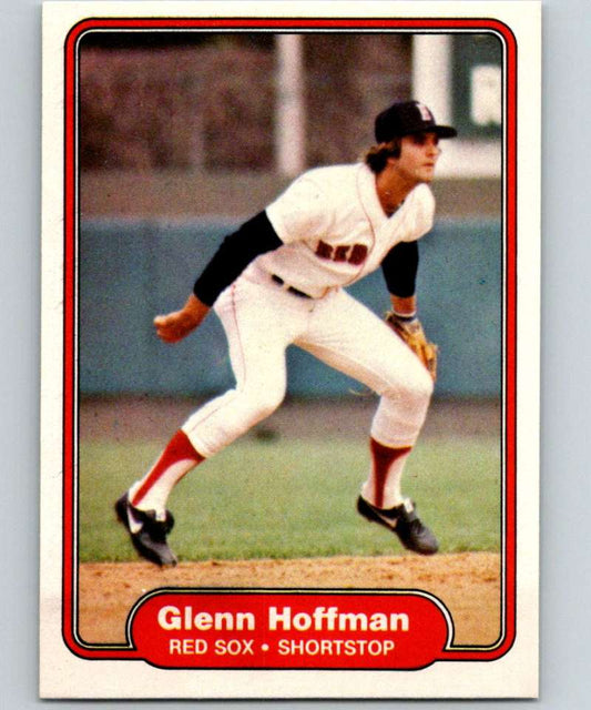 1982 Fleer #296 Glenn Hoffman Red Sox Image 1