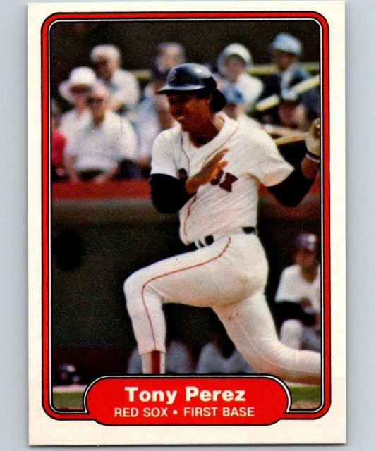 1982 Fleer #302 Tony Perez Red Sox