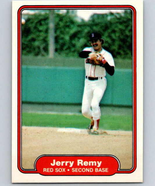 1982 Fleer #304 Jerry Remy Red Sox Image 1