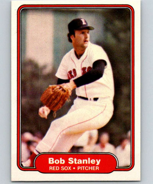 1982 Fleer #307 Bob Stanley Red Sox Image 1