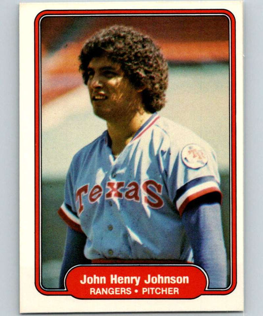 1982 Fleer #321 John Henry Johnson Rangers Image 1