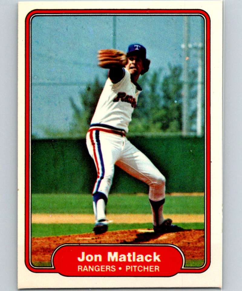 1982 Fleer #323 Jon Matlack Rangers – Hockey Card World Inc