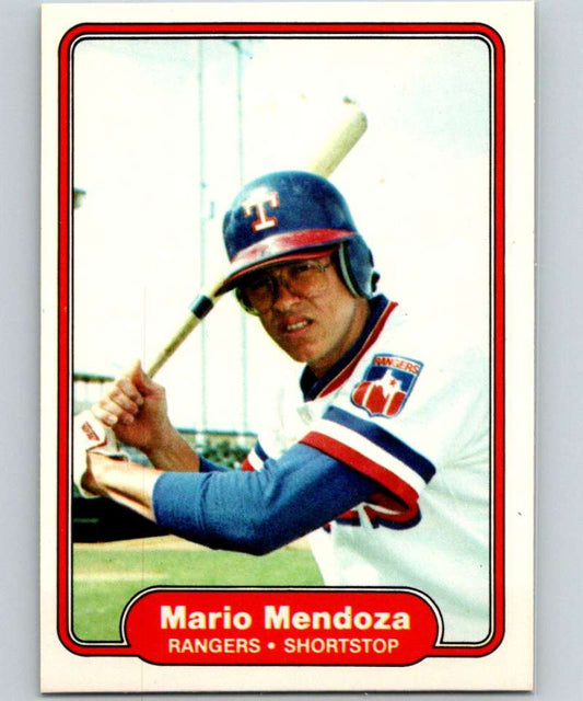 1982 Fleer #325 Mario Mendoza Rangers
