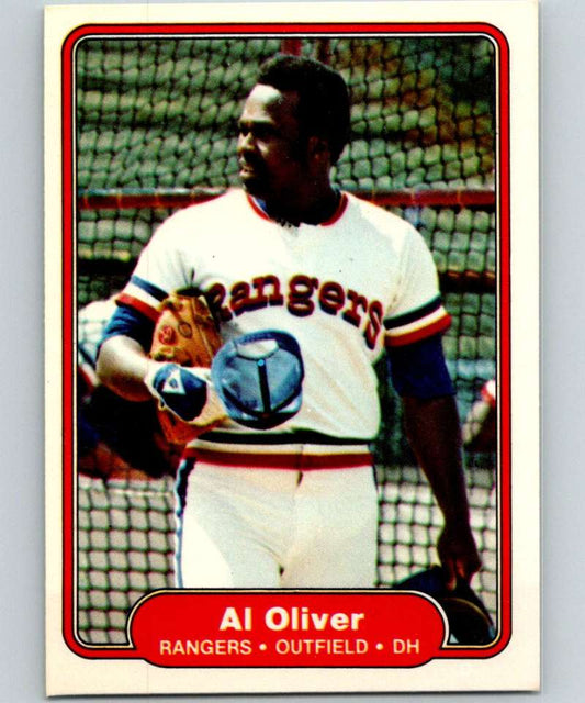 1982 Fleer #326 Al Oliver Rangers Image 1