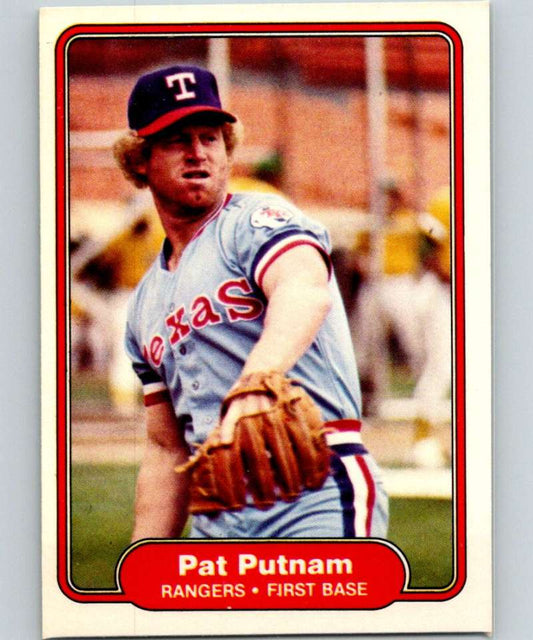 1982 Fleer #327 Pat Putnam Rangers Image 1